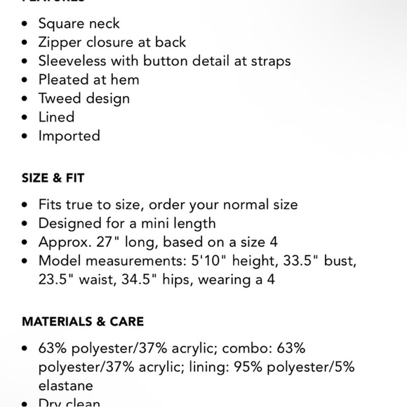 ALICE + OLIVIA Clarine Black White Trim Mini Square Neck Tweed Mini Dress Sz 10 - Picture 15 of 15